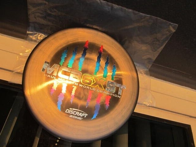 Discraft Zone GREY ESP Paul McBeth w/MoneyFoil MCB6XST & Silver Colorshift Swirl