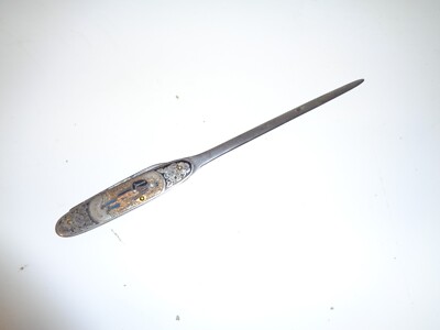 RARE  EKA  Vintage Swedish  Brass  Folding  Knife Letter Opener