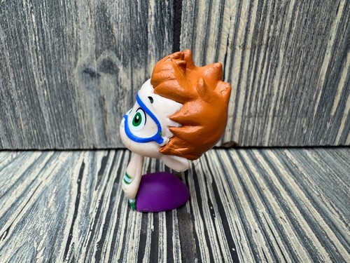 Bubble Guppies Nonny niño sirena adorno de pastel PVC figura muñeca juguete 6,5 cm - Imagen 4 de 5