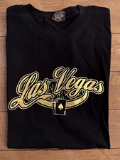 NEW Las Vegas T-Shirt Gold Foil (Large)
