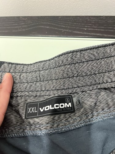 MENS VOLCOM Blue DRAWSTRING SWIM BOARD SHORTS SIZE XXL 4 Way Stretch - Picture 5 of 24