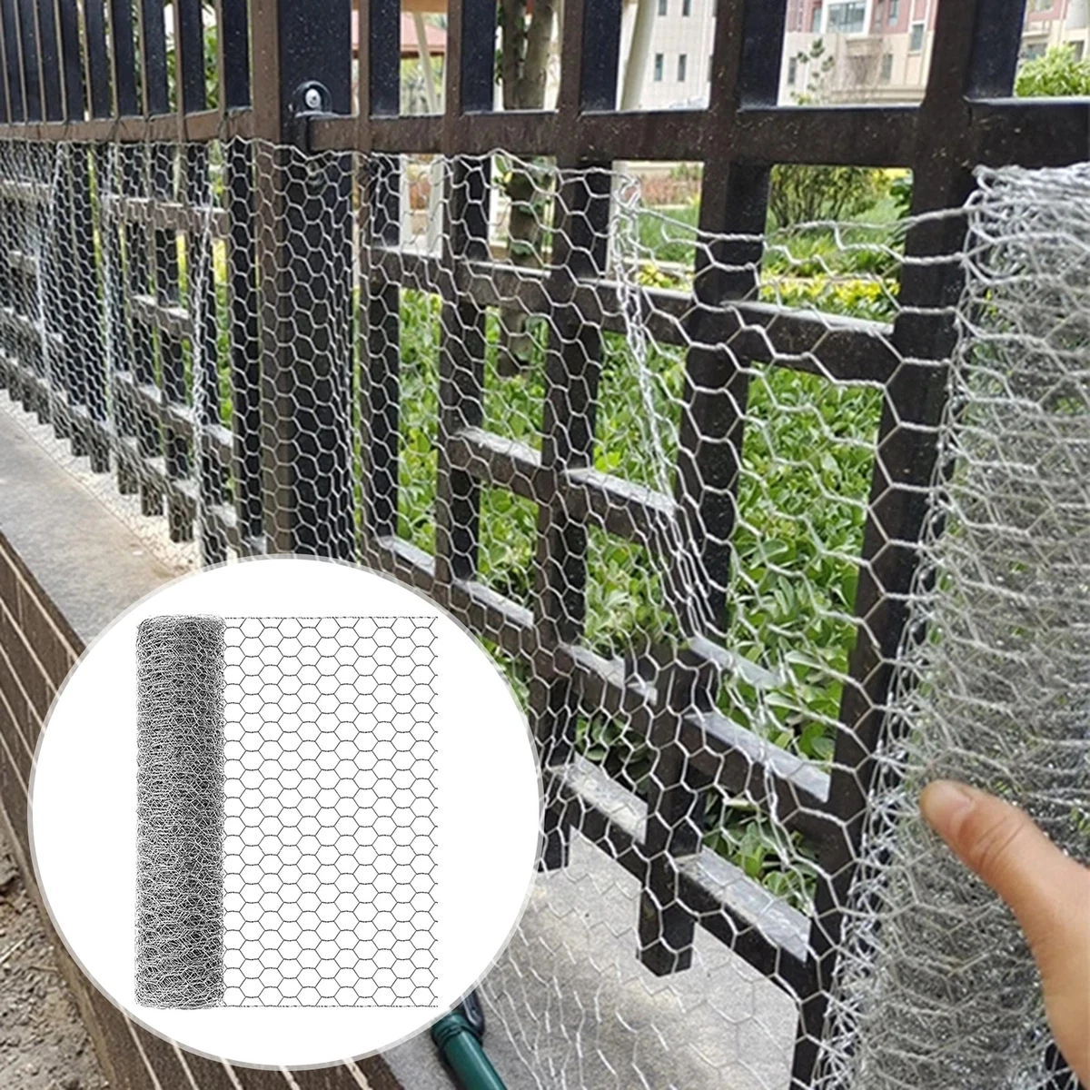 1 Roll Gardening Net Lightweight Hinder Squirrels Hexagonal Design