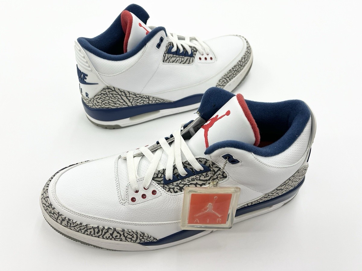 Nike Air Jordan III Retro True Blue Sz 17 PE PROMO Kevin Durant