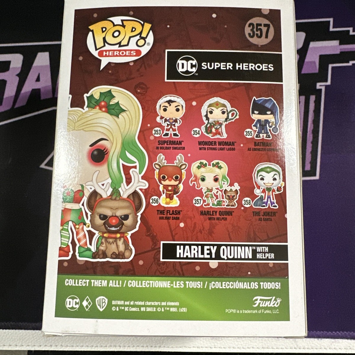 Funko Pop! Vinyl: DC Comics - Harley Quinn with Helper #357