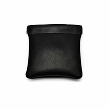 PU Leather Jewelry Travel Bag Leather Jewelry Pouch Christmas,Wedding S Black