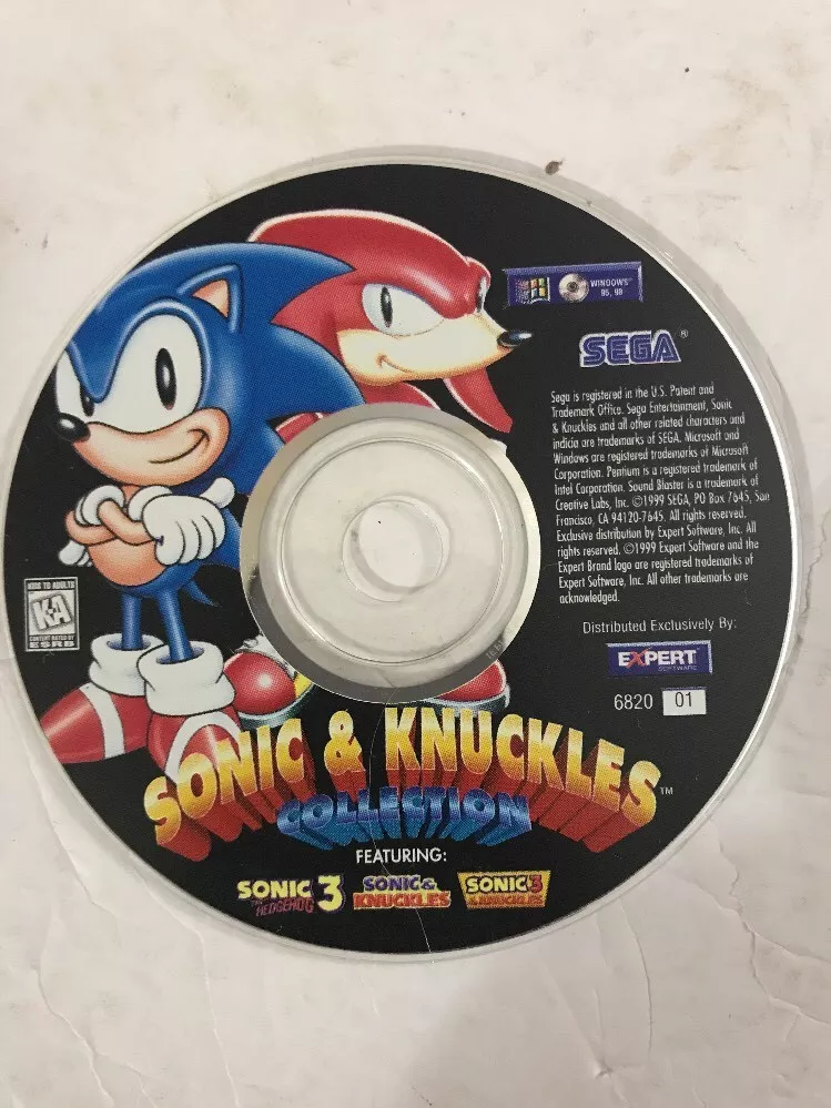 NEW Sonic & Knuckles Collection PC Game SEALED Computer the hedgehog 3 Win  95