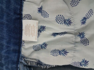 Mini-jupe En Denim Destroy Tinseltown Taille 7 Juniors – Lavage Moyen, Ourlet Effiloché – Neuve Avec étiquettes