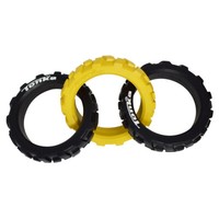 Tonka Hundespielzeug Flex 3-Ring Reifen 26,7Cm Gummi FüR Hunde Spaß