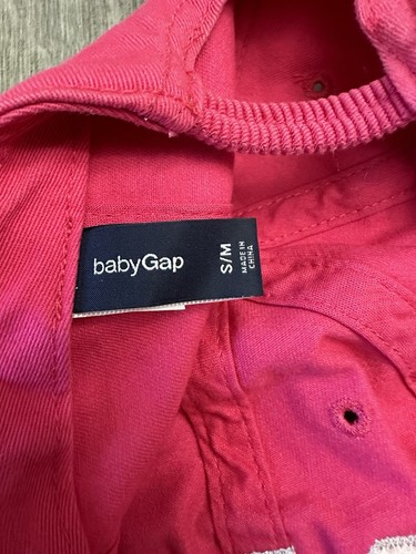 Gap BabyGap Kids Hot Pink Baseball Hat Size S/M Stretchy EUC - Picture 7 of 10