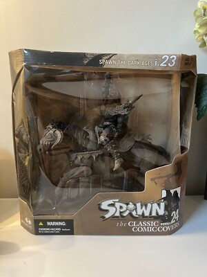 未開封 McFarlane SPAWN24 Dark Ages i.23 SC498 - McFarlane Spawn 24 i.23 Dark Ages Black Knight & Battle