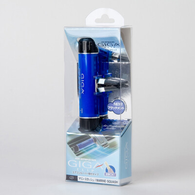 Giga Clip Air Freshener Marine Squash Q5 056015 Blue - Authentic Made in Japan