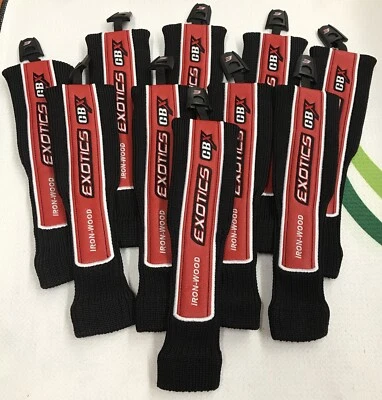 Tour Edge Exotics CBX Ironwood Headcover Sleeve for Irons Hybrids - 10 pack!