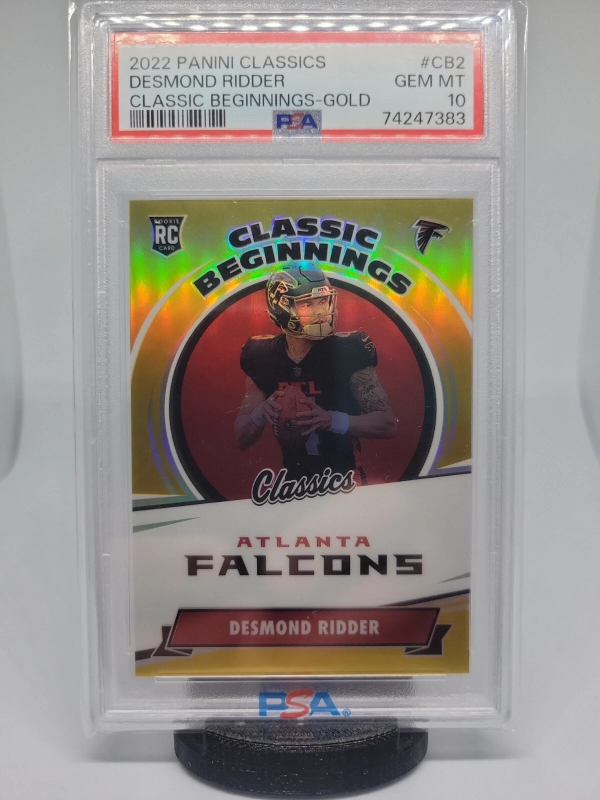 Desmond Ridder Panini Classics Classic Beginnings #CB2 Gold