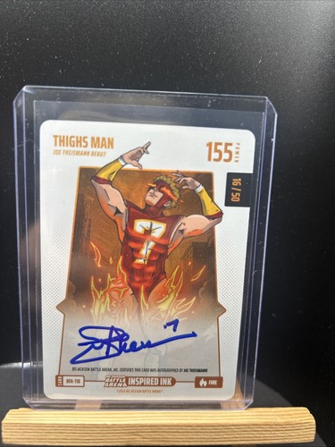 2024 Bo Jackson Battle Arena Joe Theisman Metallic FIRE THIGHS MA Auto SSP 16/50