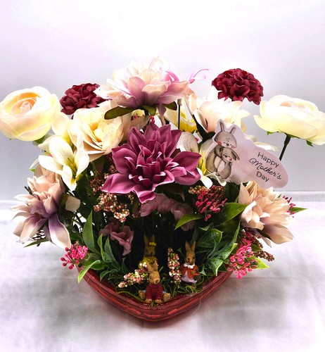 Mother's Day Heart-Shaped Floral Arrangements/ 3 Choices/Cute Animal Figures - 第 3/17 張圖片