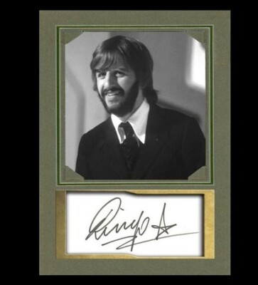 RINGO STARR Legends Photo Card Art Collectible Original