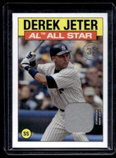2021 Topps All Star Player Worn Jersey Derek Jeter New York Yankees #86ASR-DJ