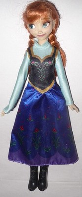 ANNA 10.5'' Disney Frozen Classic Fashion Doll Hasbro LOOSE READ