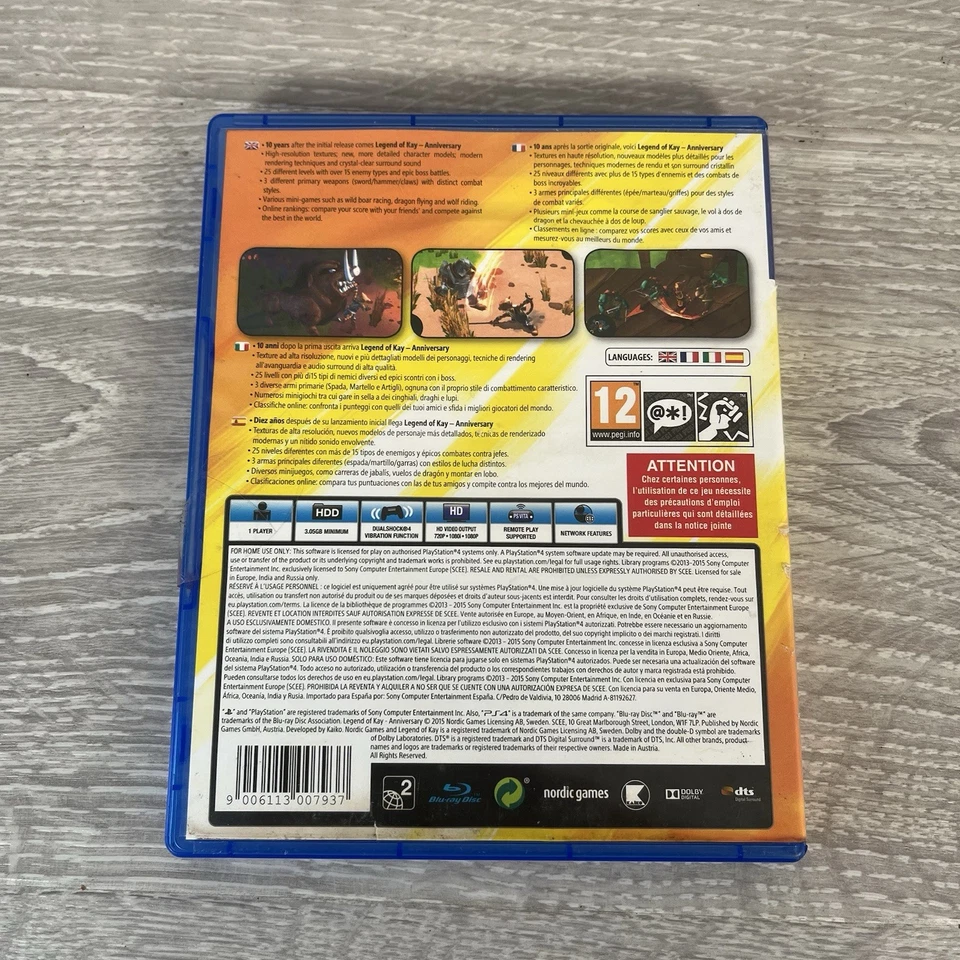 Legend of Kay Anniversary Sony PS4 PlayStation 4 Game - Image 4 of 4