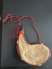 Borsa Bota in pelle scamosciata marrone verde mensa 1 litro Made in Spain