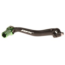 RFX FXGP2130055GN Race Schalthebel (Schwarz/Gr&uuml;n) kompatibel mit Kawasaki KXF450