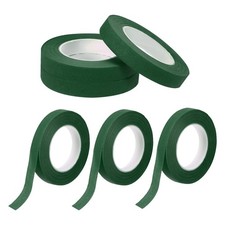 6 Rollen Floristen-Kreppband, 30 Yard x 1/16 Zoll f&uuml;r tiefgr&uuml;n