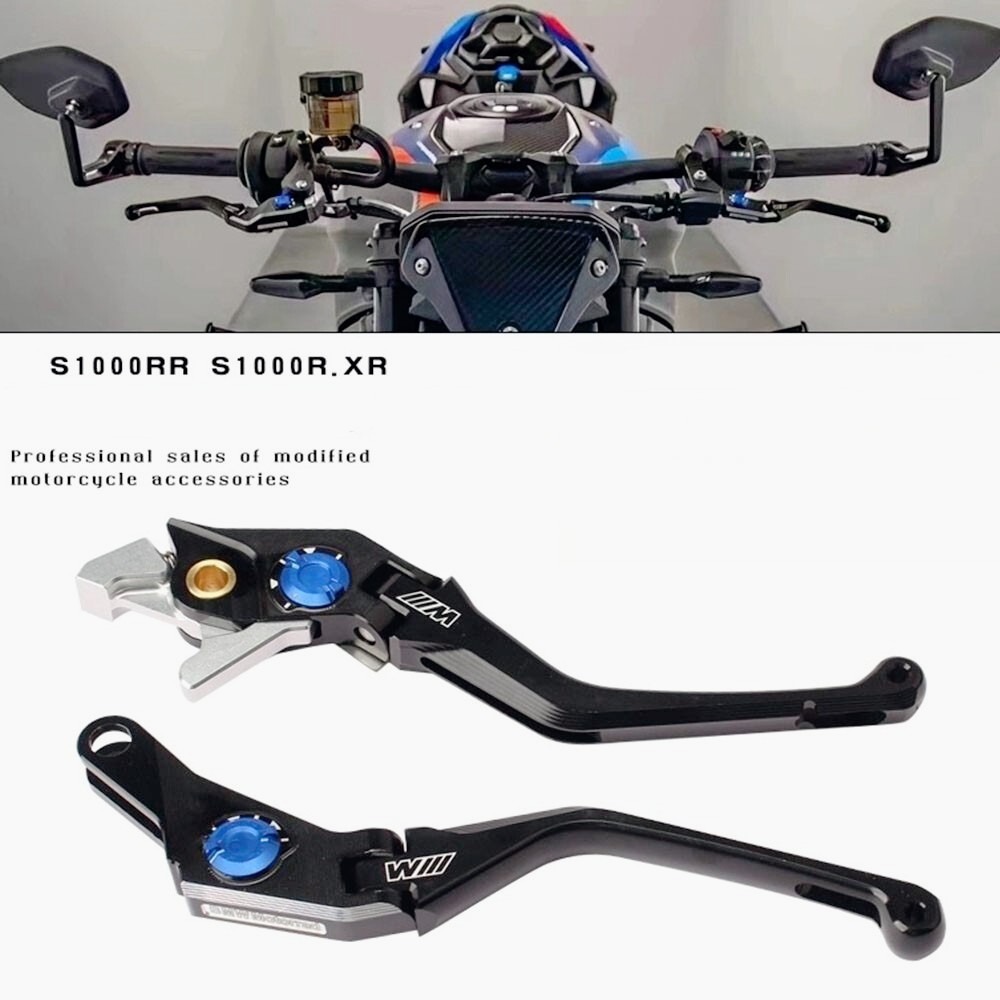 For BMW S1000R/XR M1000R 19-24 CNC Folding Adjustable Brake Clutch Levers