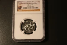 2016-S  Clad Theodore Roosevelt Quarter MS67PL Only 16 Graded by NGC in Top Pop!