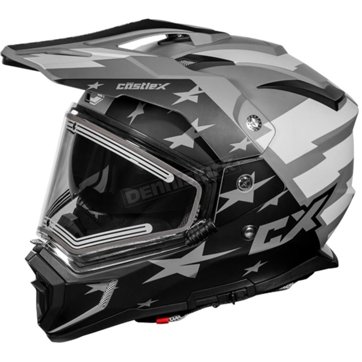 dual sport snowboard helmet Fly Racing Trekker Cold Weather 2024 Shield Adult Snow Helmets OriginBoardshop Castle X Charcoal CX200 Dual