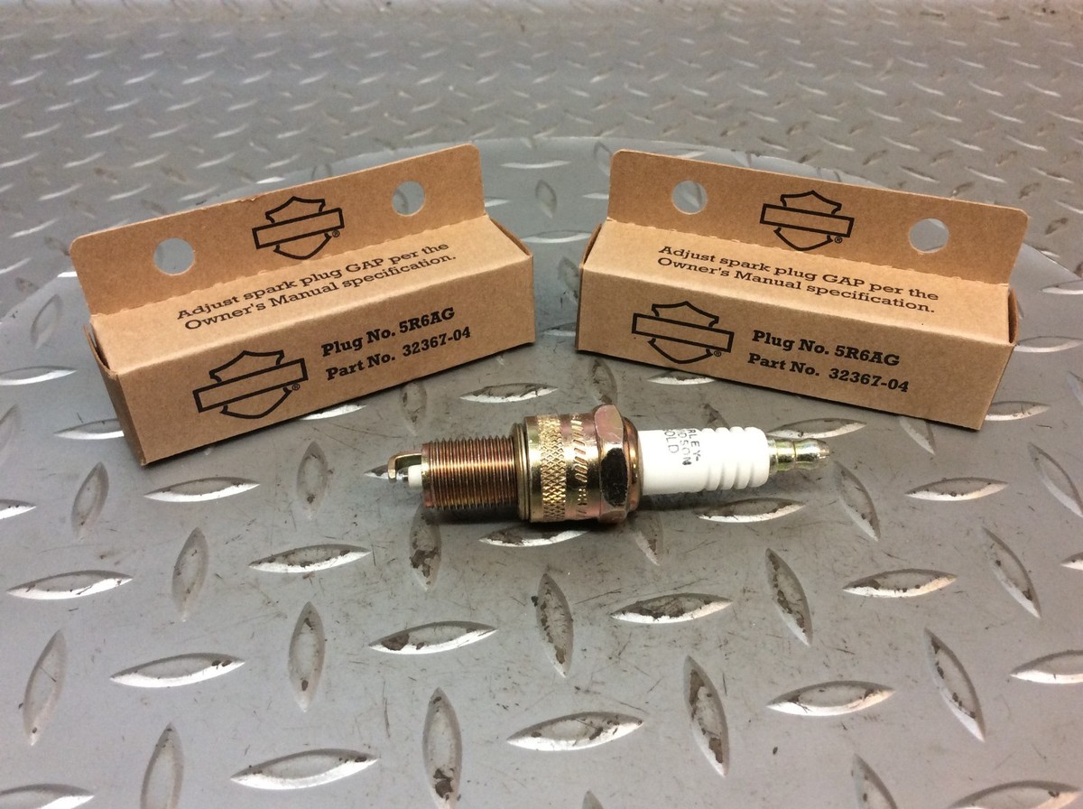 Gold Harley Davidson 32357-94 Spark Plug 5R6AG for sale online | eBay