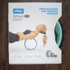 Chirp Wheel XR Extreme Relief 3-Wheel Pack Foam Roller for Back Neck Shoulder