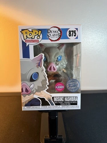 Funko Pop! Demon Slayer: Inosuke Hashibara - FLOCKED - SPECIAL EDITION #875