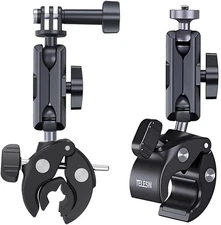 Camera Clamp Mount Bike Motorcycle Handlebar Mounts Accessories, 360 Ball Joint
