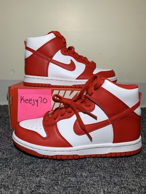 Nike Dunk High Championship White Red - DB2179-106 - Size 4.5Y
