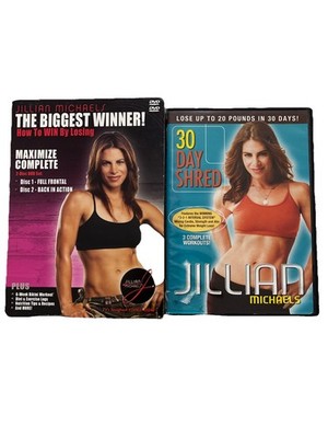 Jillian Michaels DVDs ~ Biggest Winner &  30 Day Shred TESTED