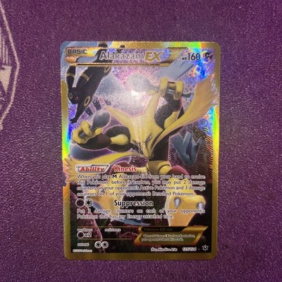 Pokemon Alakazam EX (Secret) 125/124 Fates Collide Holo NM