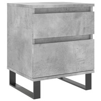 Nachttisch Betongrau 40X35X50 Cm Holzwerkstoff Kommode Schlafzimmer