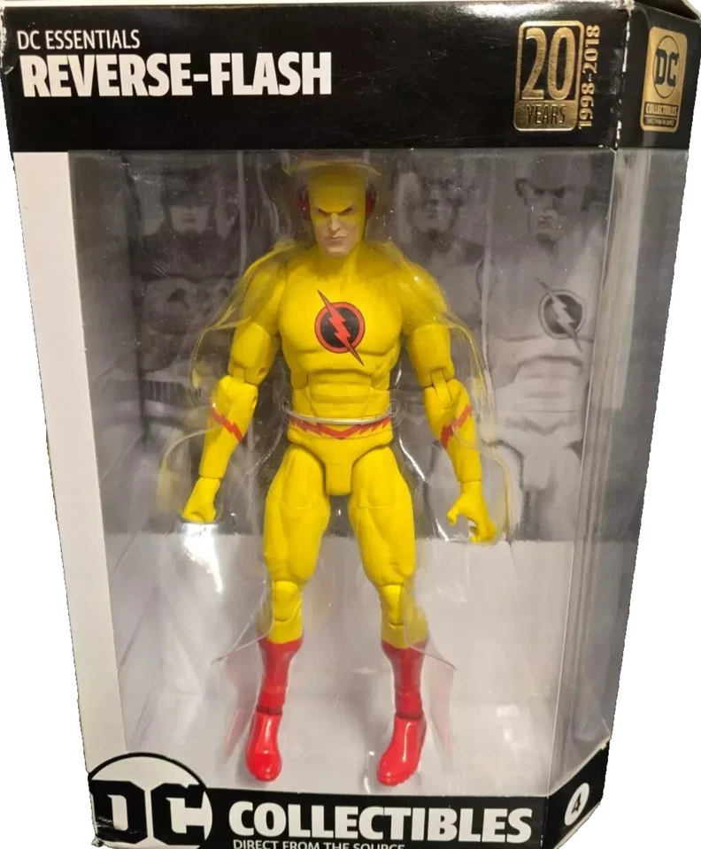 DC Direct Essentials N. 4 REVERSE FLASH 18 Cm Action Figure RARE 2018 - Immagine 2 di 2