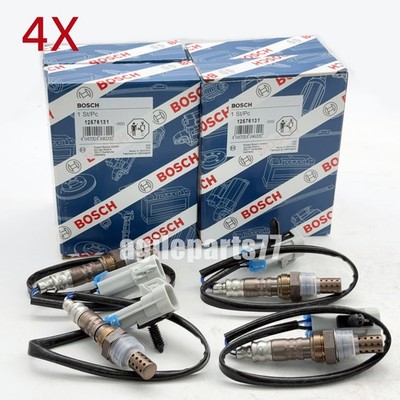 4PCS 12576131 For Cadillac Chevrolet GMC V8 5.3L Bosch Oxygen Sensor 234-4668 US