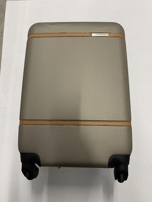 Samsonite Beige Hardcase Carry On Spinner Suitcase Travel Upright Luggage Bag