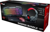 Trust Gaming Gxt 1180RW Usb Kit Cuffie, Tastiera Illuminata