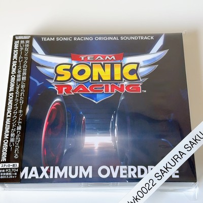 SONIC THE HEDGEHOG TEAM SONIC RACING ORIGINAL SOUNDTRACK MAXIMUM OVERDRIVE 3CD 