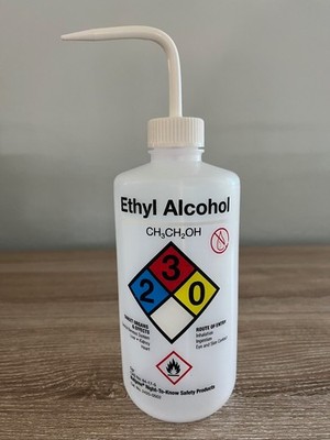 Thermo Scientific - Ethyl Alcohol, Nalgene Narrow Mouth LDPE Wash Bottles, 500ml