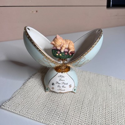 Ardleigh Elliott Kitten Dreams Musical Egg Purr-fect Pals Porcelain B7037 2005