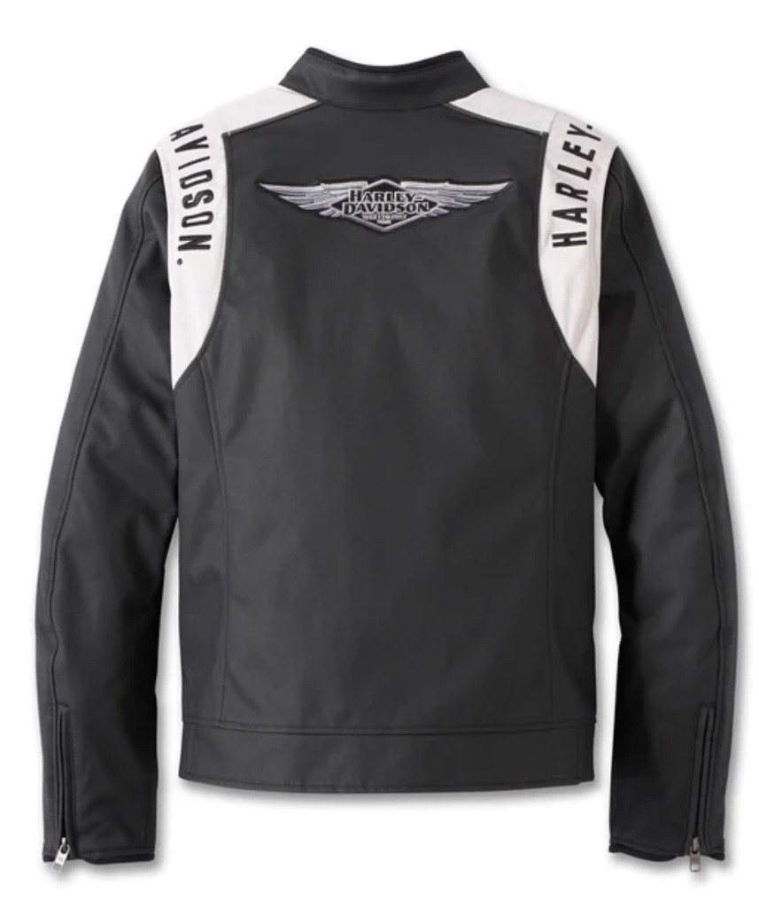 Harley Davidson ブラック ライダースジャケット 120周年記念レザージャケット ブラック -ハーレーダビッドソン