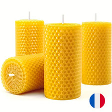 Gros bougie cire d'abeille