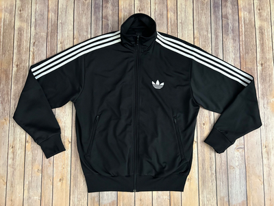 Adidas Vintage Firebird Track Jacket Black Label Men's Size Large