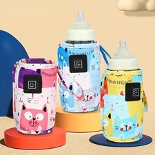 USB Baby Bottle Warmer Portable Milk Heater Insulated Travel Bag