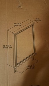 Cherry Dresser Mirror