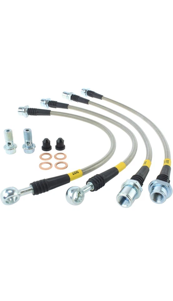 StopTech 950.44519 Rear Braided Brake Line Kit for 2007-17 Tundra / 08-11 LX570 - Image 2 of 4